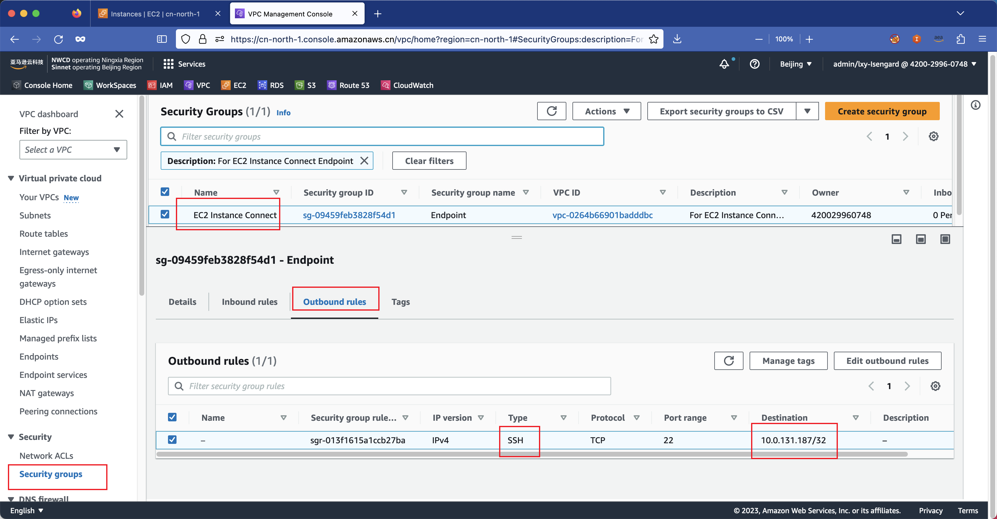 在AWS控制台上使用基于网页界面的EC2 Instance Connect功能连接到EC2的SSH 亚马逊云 第20张